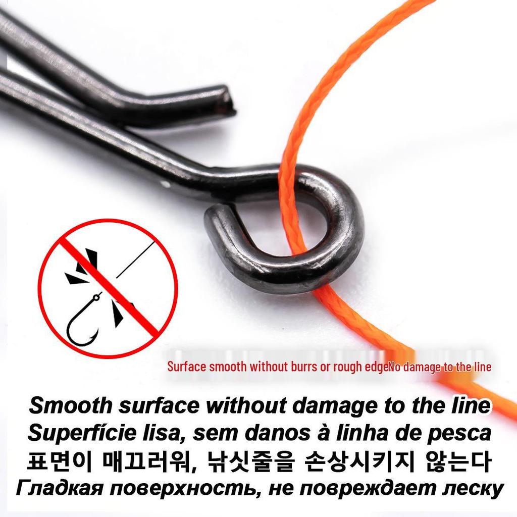 Nerezový rychlospojka Pin na rybářskou nástrahu se silným háčkem