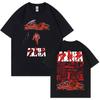 Japanese Scifi Cartoon Movie Anime Shotaro Kaneda Pattern Tshirt Mens and Womens Hiphop Retro Oversized Tshirt