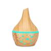 Holzmaserung USB-Lade-Luftbefeuchter, Desktop Mini Aroma Diffusor mit Umgebungslicht für Schlafzimmer Zuhause
