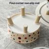 Slow Eating Bowl for Cats Elevated Cat Bowl, Removable Stainless Steel Inner Feeder Pet with Non-slip Stand Small Dogs Neck Protection
