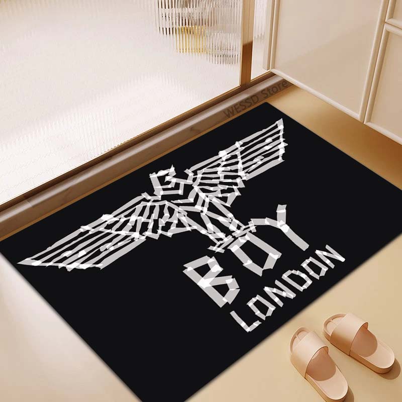 3D Eagle Logo Printed Rug — Suitable for Living Rooms, Bedrooms, Non-Slip Yoga Mats, and Outdoor Use; Ideal As A Birthday Gift