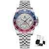 Pagani Designs New GMT Men's Mechanical Watch Luxury Sapphire Stainless Steel Ceramic Bezel Business Men's Automatic Watch