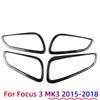 Car Door Interior Handle Decoration Frame Trim for Ford Focus 3 MK3 2015 - 2018 Inner Doors Bowl Cover Stickers Accessories