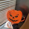 Dýňová crossbody taška pro ženy Dýňová taška přes rameno Dámská Halloweenská taška PU kůže Démon Messenger taška Halloweenská nákupní taška