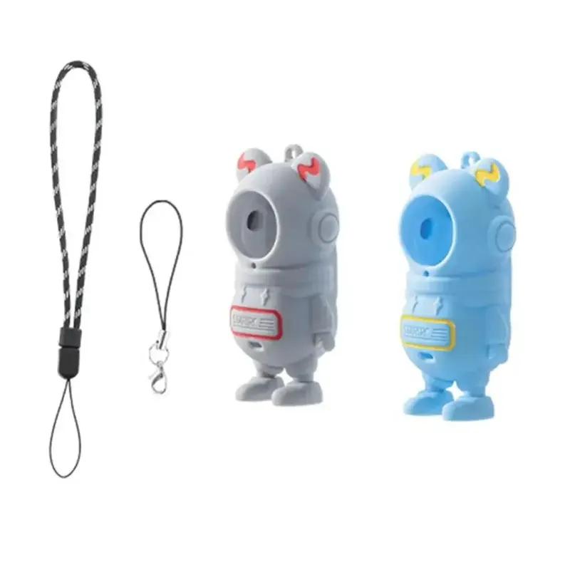 Silicone Protective Cover Cartoon Anti-Scratch Camera Lens Cap Anti-Drop with Lanyard Full Protector Case for Insta360 GO 3/3S