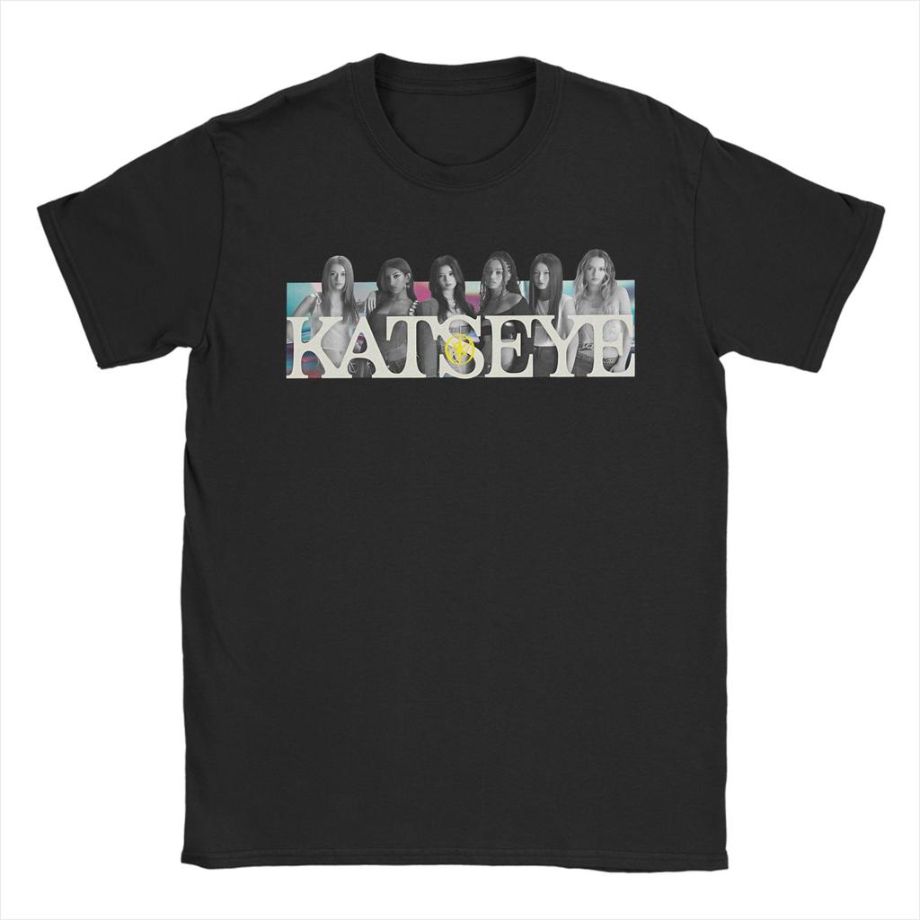 Summer Close Up Photo Katseye T Shirt for Men Women  Cotton Tee Shirt Short Sleeve Tops