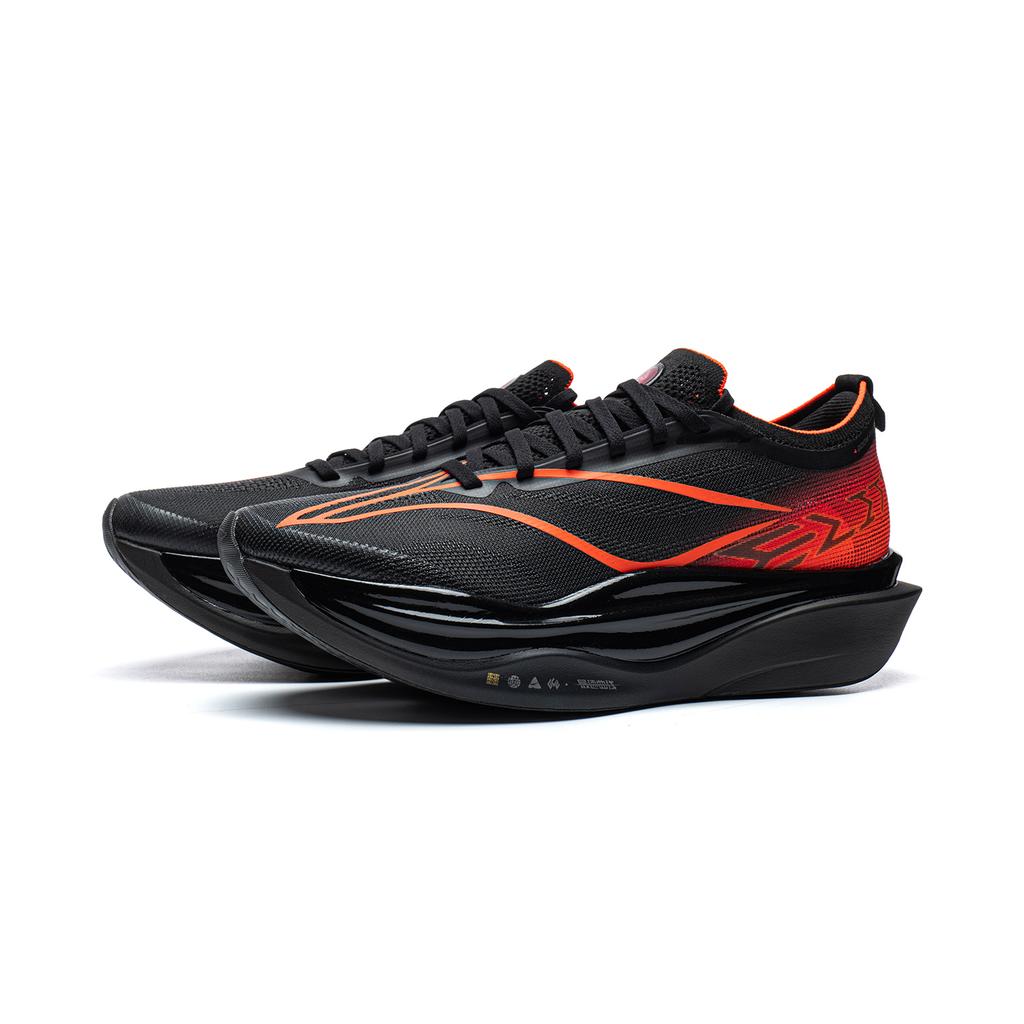 Li Ning Feidian 6 Elite Night Blaze Roșu Amortizare Pantofi Alergare Maraton Bărbați sneaker Negru ARMW001-40