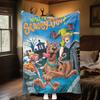 Scoobydoo Love Plush Blanket Soft Comfortable All Seasons Suitable Sofa Office Nap Travel Festive Gift