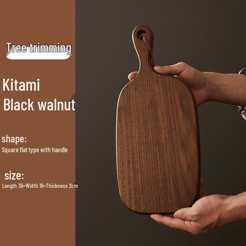 Walnut Wood Serving & Cutting Board with Handle