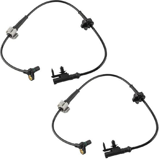 2Pcs Front Left Right Side ABS Wheel Speed Sensor Fit for Cadillac Escalade for Chevy Silverado 1500 Suburban 1500 Tahoe Avalanche for GMC Sierra