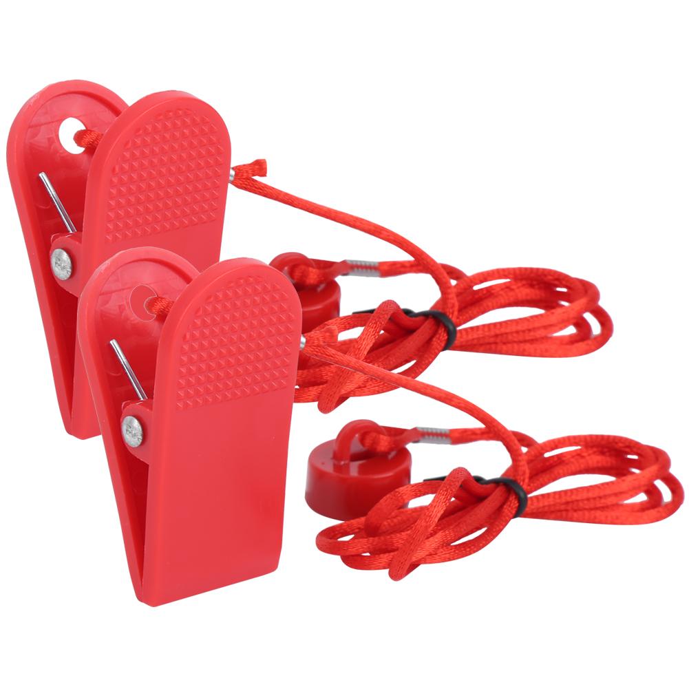 

2 шт., защитный выключатель для беговой машины, замок, магнитный ключ, универсальный аксессуар, круглый магнитный чехол