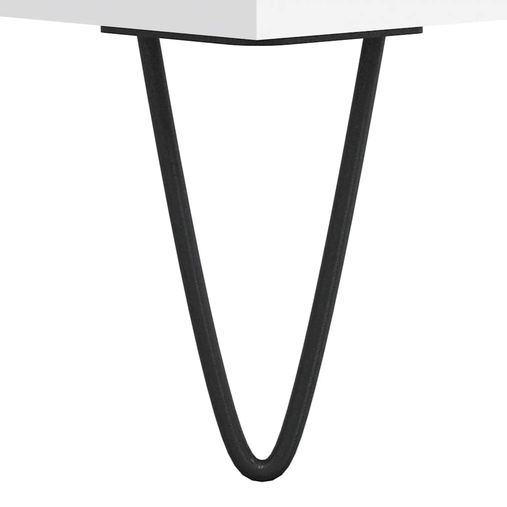Szafka Pod Tv, Biała, 103,5X30X50 Cm, Materiał Drewnopochodny