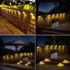 Waterproof Outdoor Solar LED Wall Lights Sunlight Lamp For Villa Garden Balcony Fence Stairs Porch Decor Lighting   Clearance