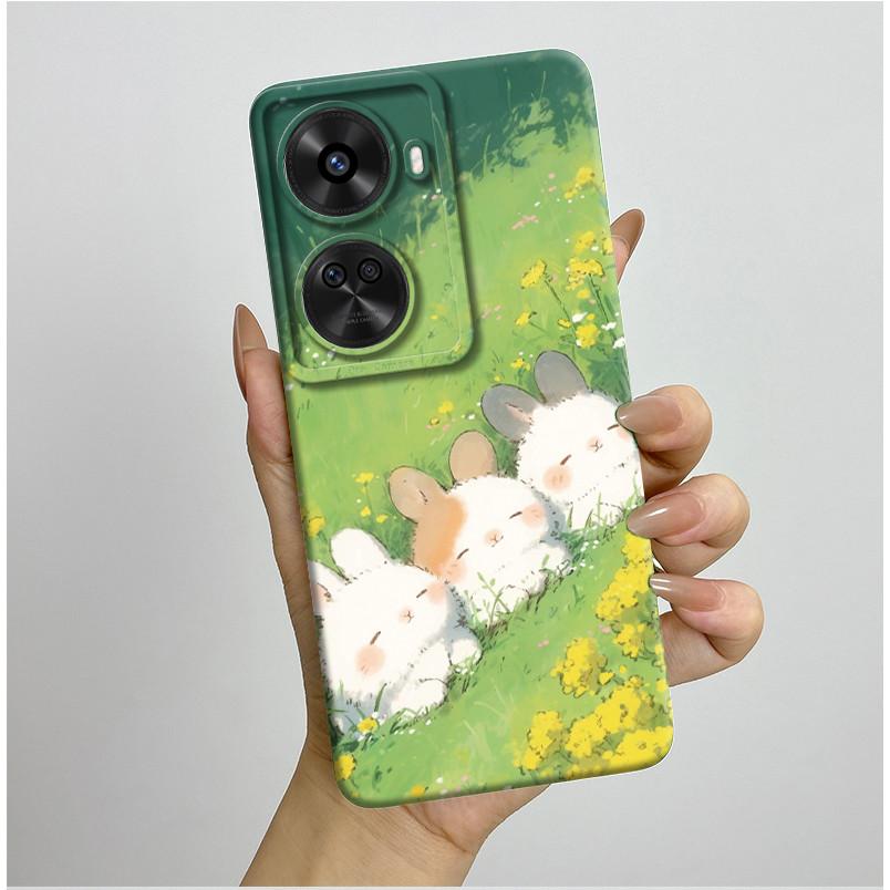 For Huawei Nova 12 SE Phone Case Nova 11 SE 12SE Fashion Soft Liquid Silicone Shockproof Protective Back Covers Anti Slip Fundas