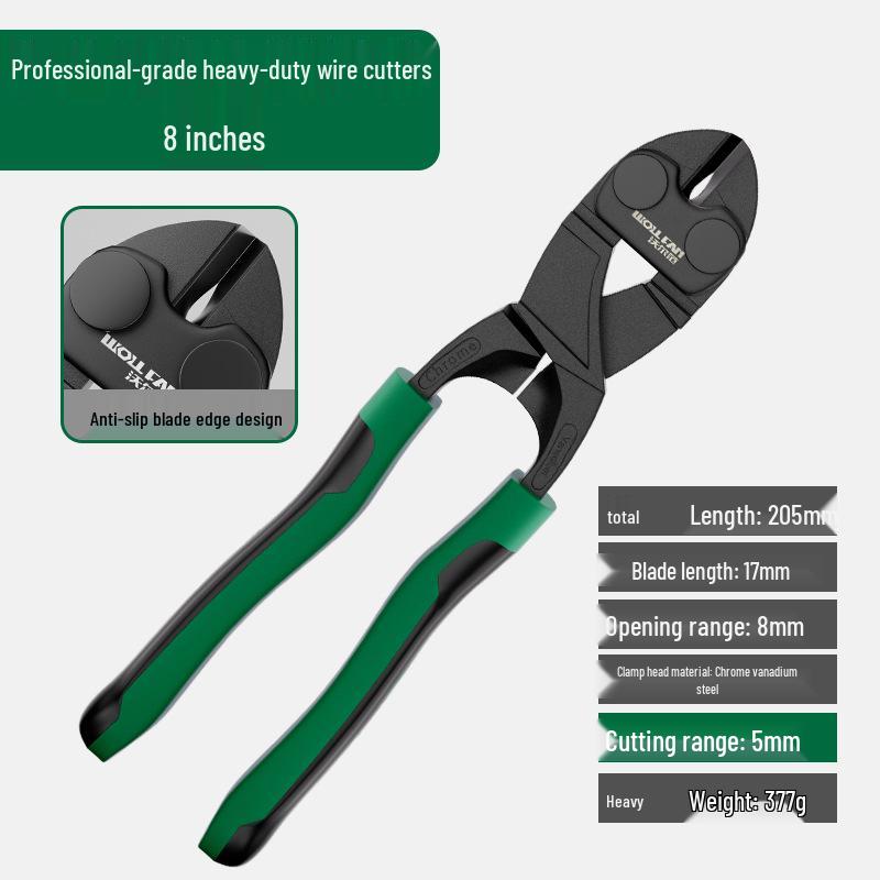 Delixi Multi-Functional Rebar & Steel Wire Cutters - Labor-Saving Pliers