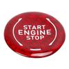 Bil Motor Start Stopp Knapp Kåpa Trim Kolfiber Ersättning för Corvette C8 2020 till Nuvarande