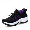Women's Walking Shoes Fashion Sock Sneakers Breathable Comfortable Nursing Shoes Casual Non-Slip Platform Loafers