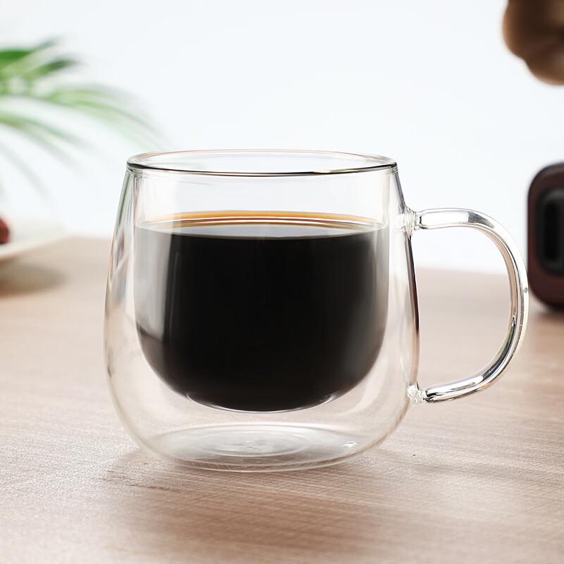 Shangqi 300ml Double-Wall Borosilicate Glass Mug