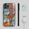 G-Grunge T-Textur R-Rostig Handyhülle Für iPhone17,16,15,14,13,12,11 Plus,Pro Max Magnetisch Für Magsafe Kabelloses Laden