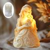 Beautiful Kingdom Princess Holding Flower Candle Silicone Mold Elegant Noble Princess Holding Rose Princess Resin Plaster Molds