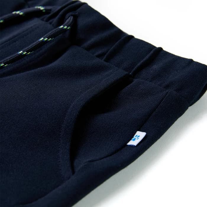 Short pour enfants avec cordon de serrage bleu marine 92/104/116/128/140