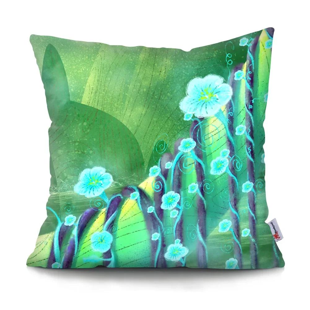 Psychedelic Forest Cushion Cover Home Decor Bedroom Pillowcase Car Sofa