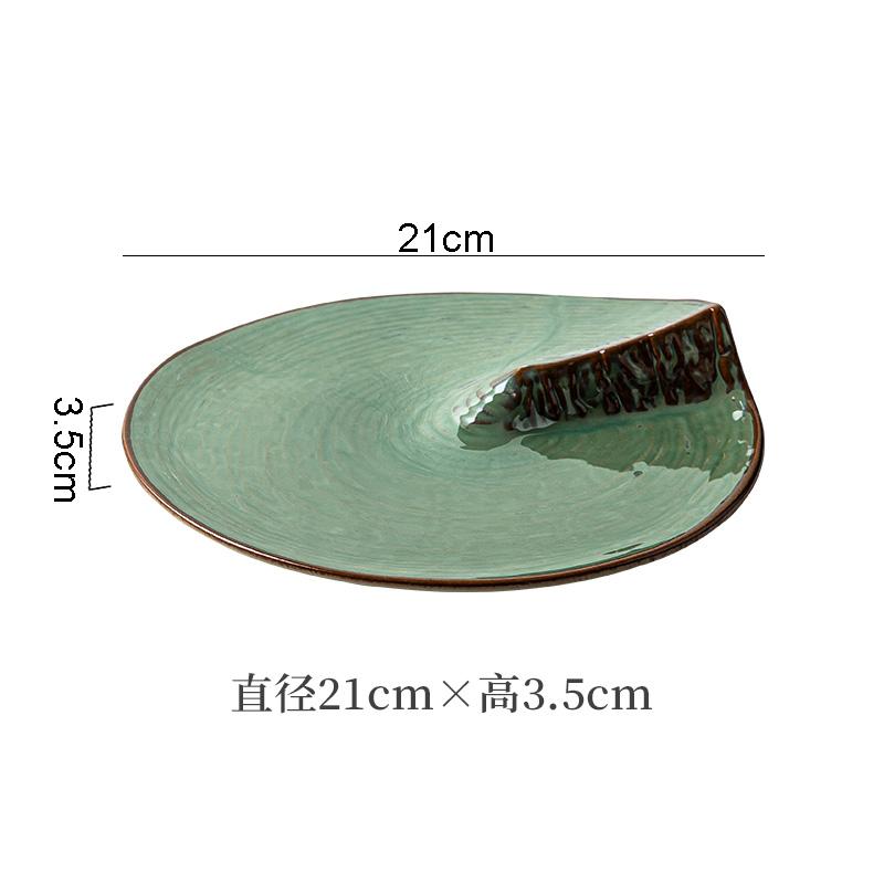 Creative Irregular Ceramic Dessert Plate Steak Plate Sushi Plate Service Plates Restaurant Molecular Cooking Specialty Tableware