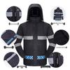 Reflective Raincoat and Rain Pants Set for Outdoor Traffic Duty and Flood Control