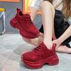 Full Diamond Daddy Shoes Women's Platform Tide Versatile Casual Sports Shoes