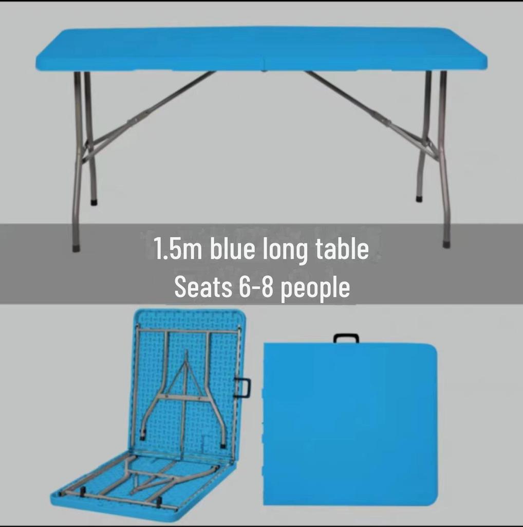 Folding Plastic Table for Office or Dining - Portable and Versatile