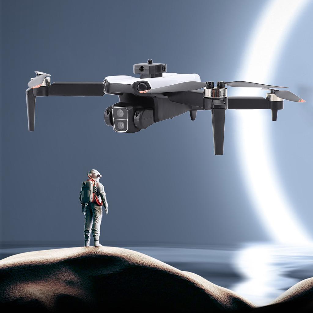 Drone Dual Camera NaIntelligent Obstacle Avoidance Optical Hovering GPS Return LCD Display Remote Control RC Quadcopter