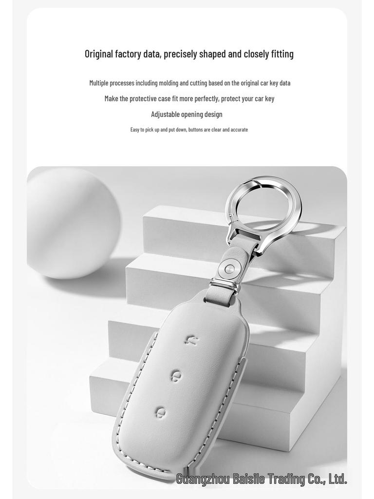 Premium Key Case for Geely Galaxy L7/L6, E5, E8 MAX Starship 7 - Unisex High-End Car Accessory