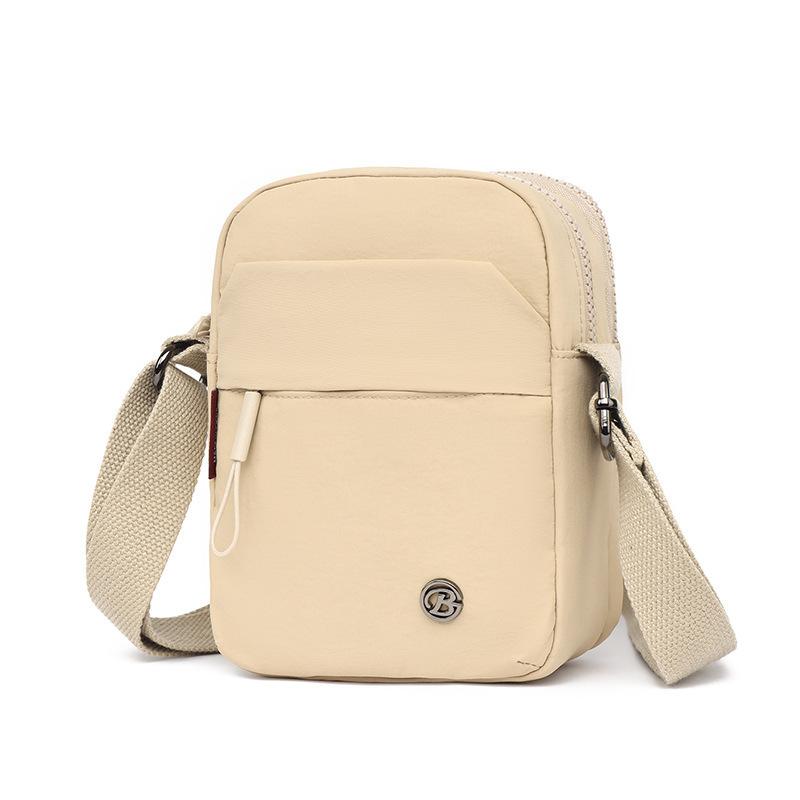 Mobile Phone Cross-body Bag, Casual layer Passport Small Bag, Women's Lightweight Bag