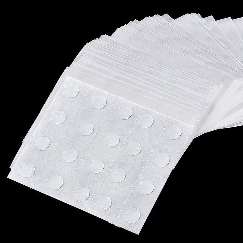 20-Piece Transparent Round Glue Dots for Balloons, DIY Crafts, Birthdays, Weddings, and Festival Decorations