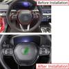 Carbon Fiber Grain Steering Wheel Switch Cover 1pcs For Acura Integra -2024