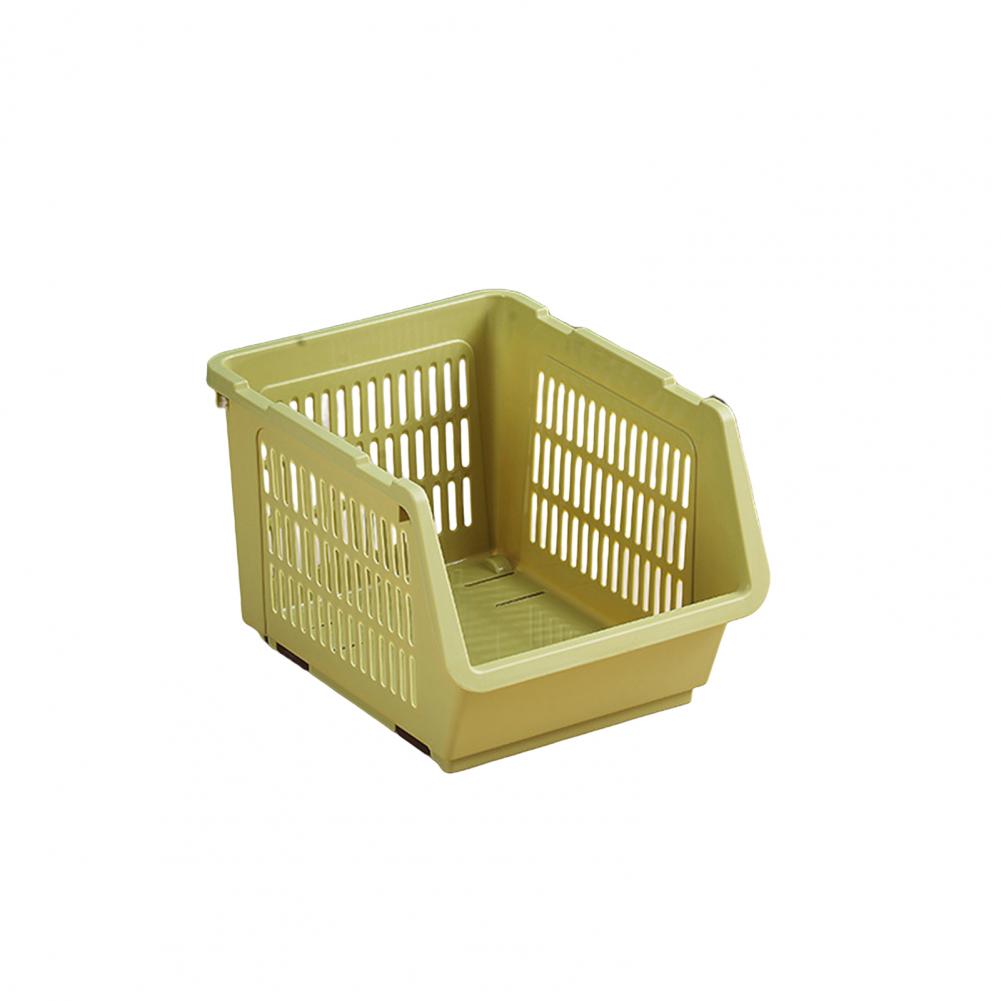 Stackable Fruit Vegetable Storage Basket Rack Kitchen Storage Organizer Tool Multifunctional Toy Sundries Storage Shelf