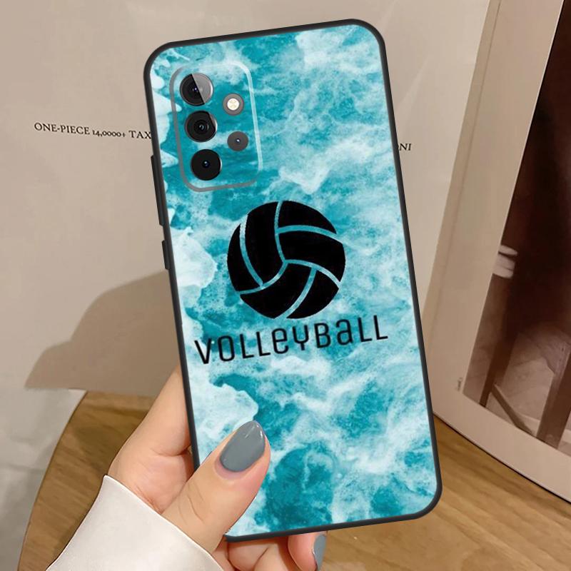 Volleyball Sport Phone Case For Samsung Galaxy A32 A52 A12 A53 A33 A23 A13 A54 A34 A14 A51 A15 A25 A35 A55