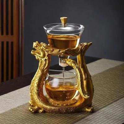 Plně automatická čajová sada Dragon and Fénix, skleněný kung-fu kávovar Leny Person