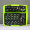 B6 Portable 6 Channels Audio Mixer USB Mixing Console Supports BT Connection with Sound Card Built in 48V Phantom Power