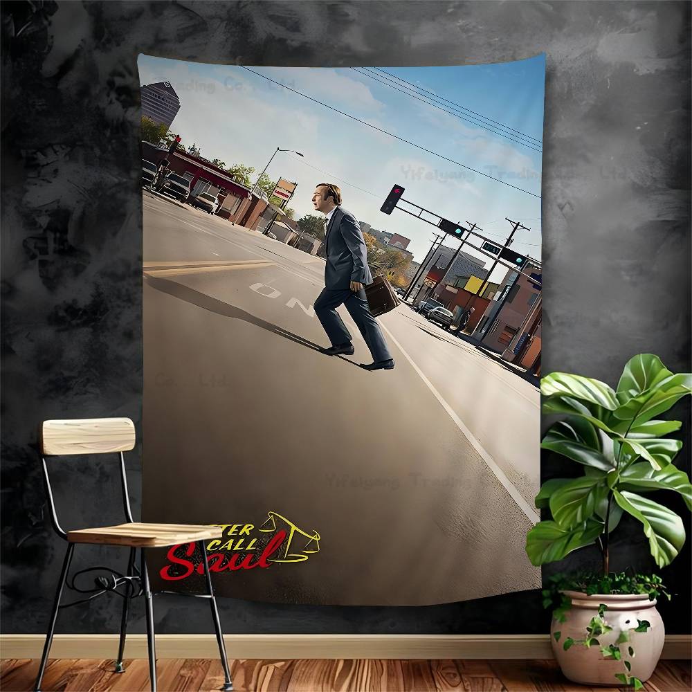 Better Call Saul TV Series Printed Large Wall Tapestry Hanging Tarot Hippie Wall Rugs Dorm Home Decor