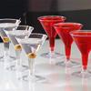 10 Pcs Plastic Martini Cups Transparent Cocktail Dessert Unbreakable Mini Cups For Wedding Party Bowl Wine Ice Cream