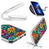 Etui Do Motorola Edge 50 Fusion Obudowa Foto Case Plecki Kwiaty + Szkło 9H