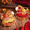 God of Wealth 2026 Horse Year Door Sticker Chinese Style Fortune Character  Door Decor