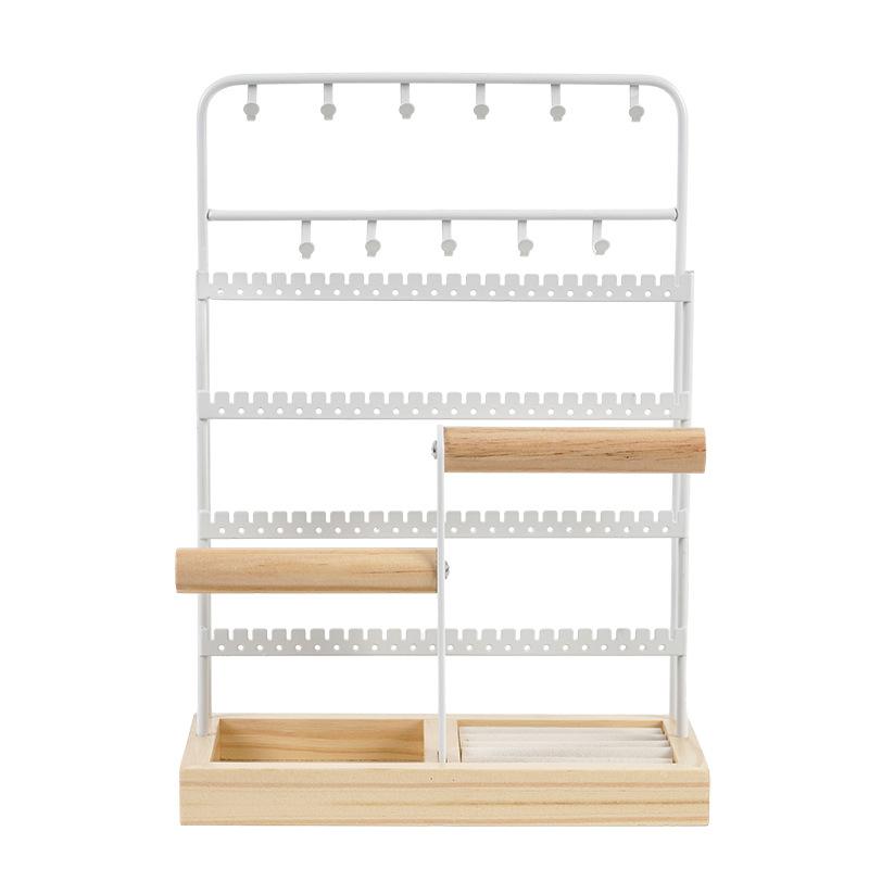 Earrings Jewelry Display Rack Large Capacity Eardrop Showcase Stand Bracelet Storage Shelf Necklace Jewellery Organizer Holder