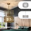 72 Glass Crystallite Chandelier - Gold-Tone