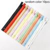 Pack Of 10 Nylon Zippers Seam Fine Nylon Colourful Spool Zips Not Separable Sewing Zips 20 Cm For Clothing Diy Sewing Craft