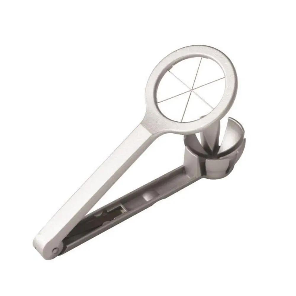 

Ручной яйцерез, портативная многофункциональная яйцерезка, нержавеющая сталь, разделитель для консервированных яиц, кухонный нескользящий разделитель секций серебряный