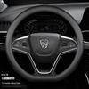 Genuine Leather Steering Wheel Cover for Baojun Models 730, 630, 510, 560, 610, 310w, 530 - All Seasons.