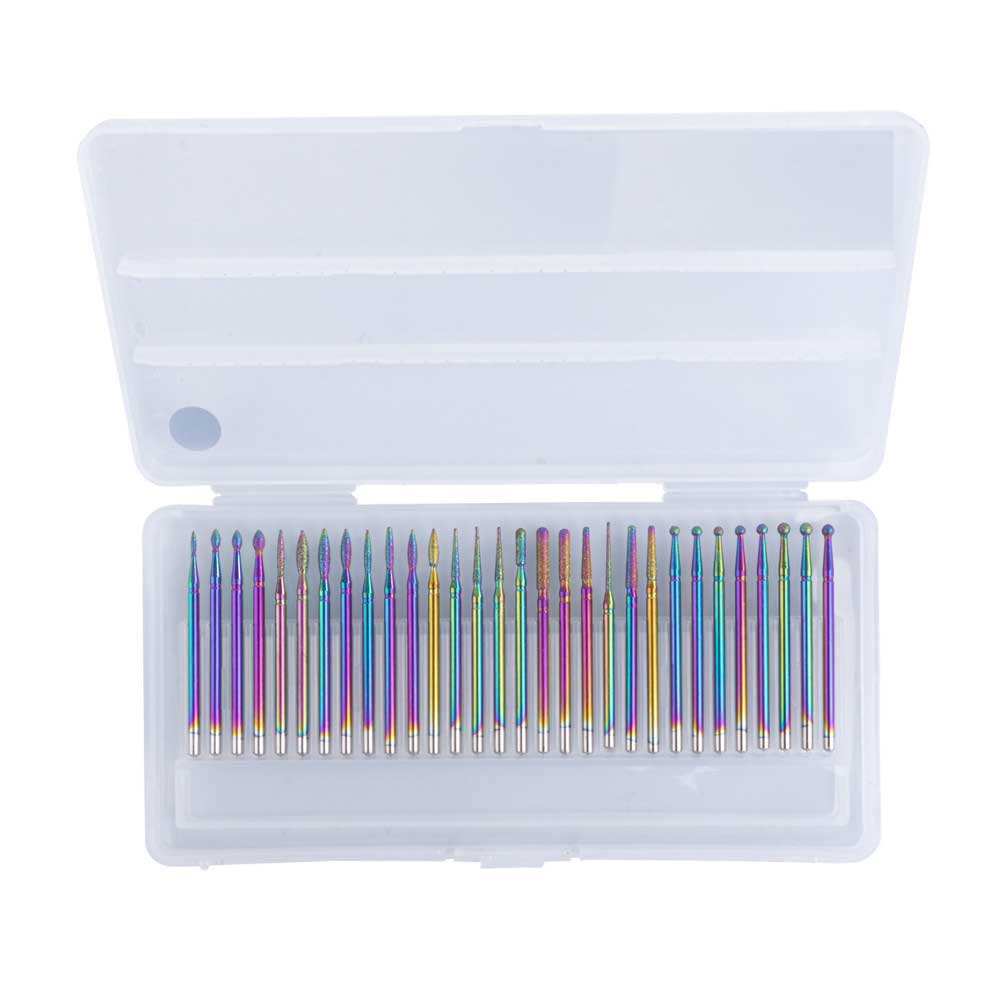 Coffret 30 Embouts de Ponceuse Professionnel Haut de Gamme pour Manucure Russe - Licorne
