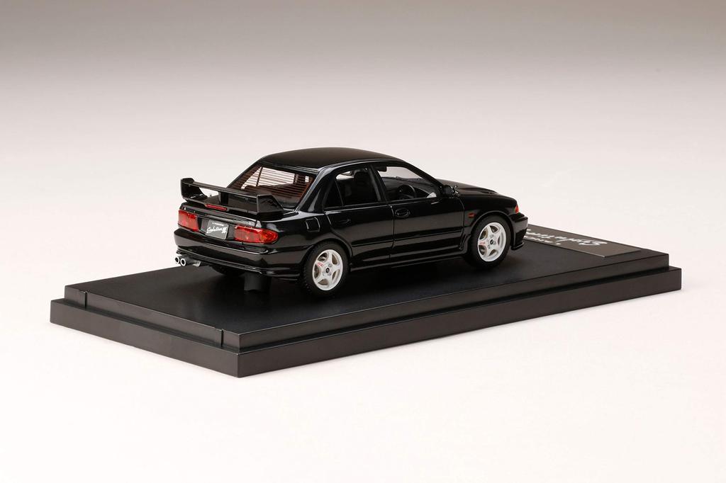 Hobby Japan MARK43 Mitsubishi Lancer GSR Evolution III Pyrenees Black Finished Product PM43127BK 1/43 (CE9A)